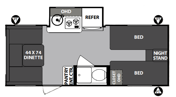 View 2020 Forest River R-Pod RP-191 complete specs and manufacturer brochures