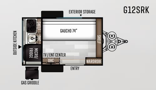 View 2020 Forest River Rockwood Geo Pro G12SRK complete specs and manufacturer brochures