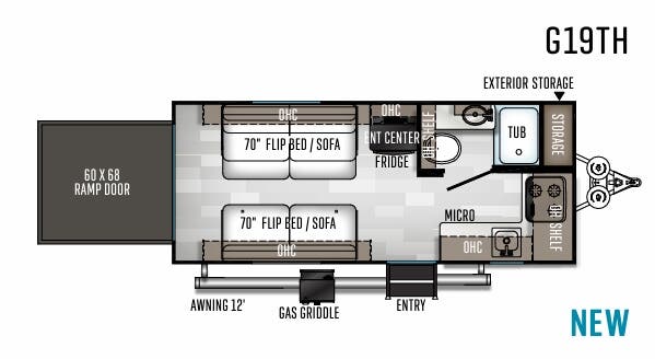 View 2020 Forest River Rockwood Geo Pro G19TH complete specs and manufacturer brochures
