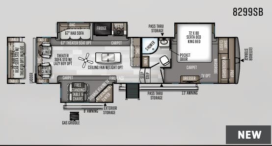 View 2020 Forest River Rockwood Signature 8299SB complete specs and manufacturer brochures