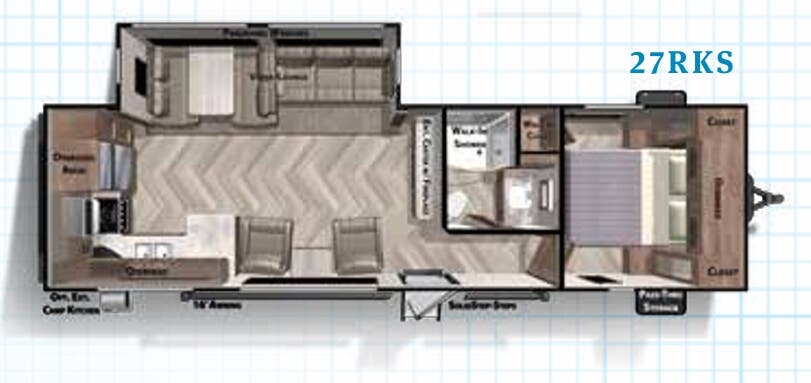 View 2020 Forest River Salem 27RKS complete specs and manufacturer brochures
