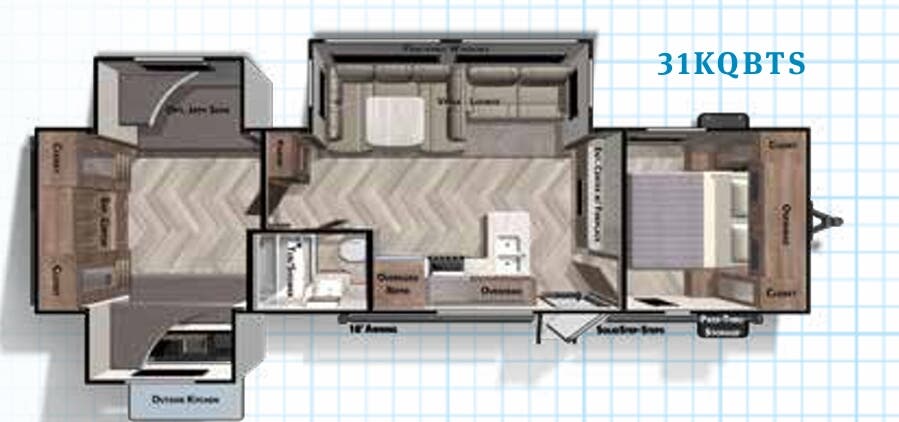 View 2020 Forest River Salem 31KQBTS complete specs and manufacturer brochures
