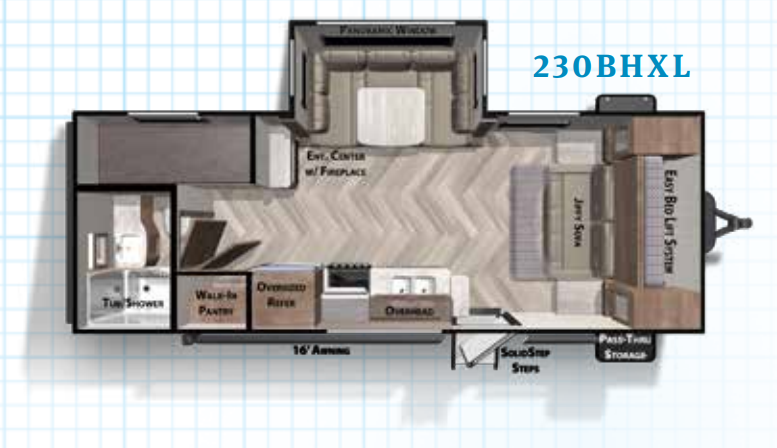 View 2020 Forest River Salem Cruise Lite 230BHXL complete specs and manufacturer brochures