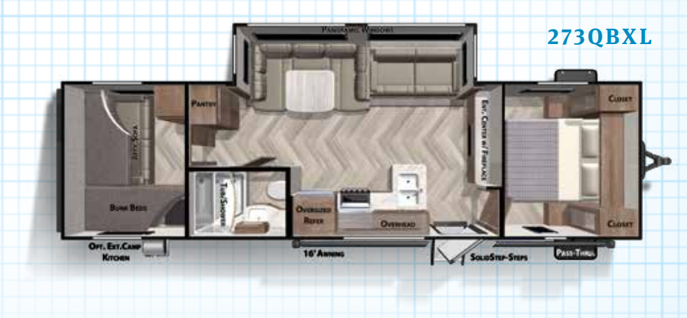 View 2020 Forest River Salem Cruise Lite 273QBXL complete specs and manufacturer brochures