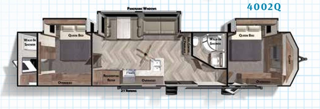 View 2020 Forest River Salem Villa 4002Q complete specs and manufacturer brochures