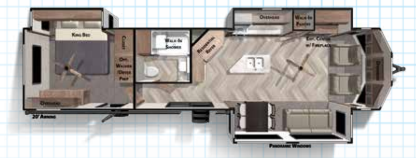 View 2020 Forest River Salem Villa Estate 393FLT complete specs and manufacturer brochures