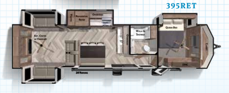 View 2020 Forest River Salem Villa Estate 395RET complete specs and manufacturer brochures