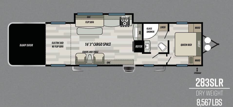 View 2020 Forest River Sandstorm SLR 283SLR complete specs and manufacturer brochures
