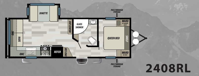 View 2020 Forest River Sonoma 2408RL complete specs and manufacturer brochures