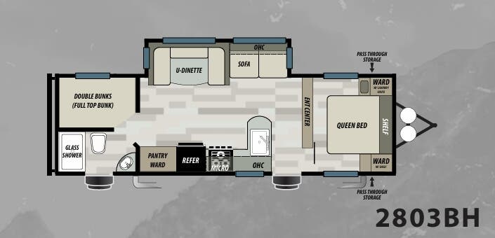 View 2020 Forest River Sonoma 2803BH complete specs and manufacturer brochures