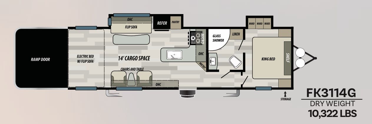 View 2020 Forest River Stealth FK3114G complete specs and manufacturer brochures
