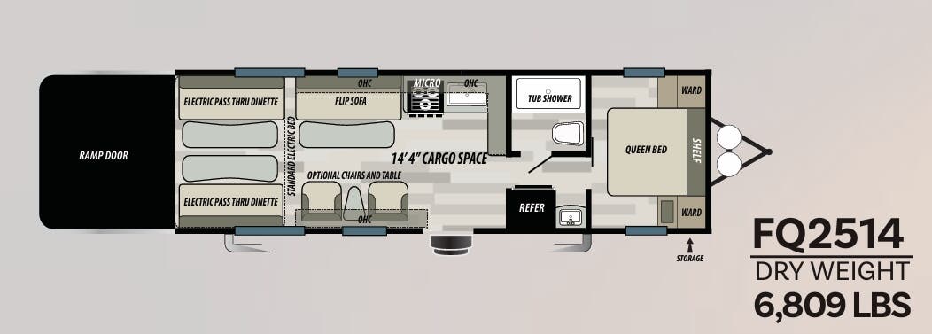 View 2020 Forest River Stealth FQ2514 complete specs and manufacturer brochures