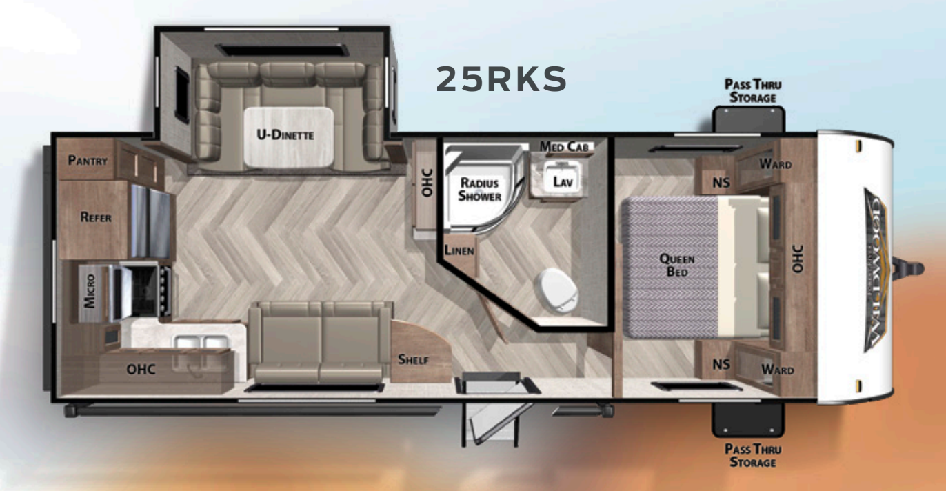 View 2020 Forest River Wildwood 25RKS complete specs and manufacturer brochures