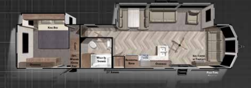 View 2020 Forest River Wildwood DLX 40FDEN complete specs and manufacturer brochures