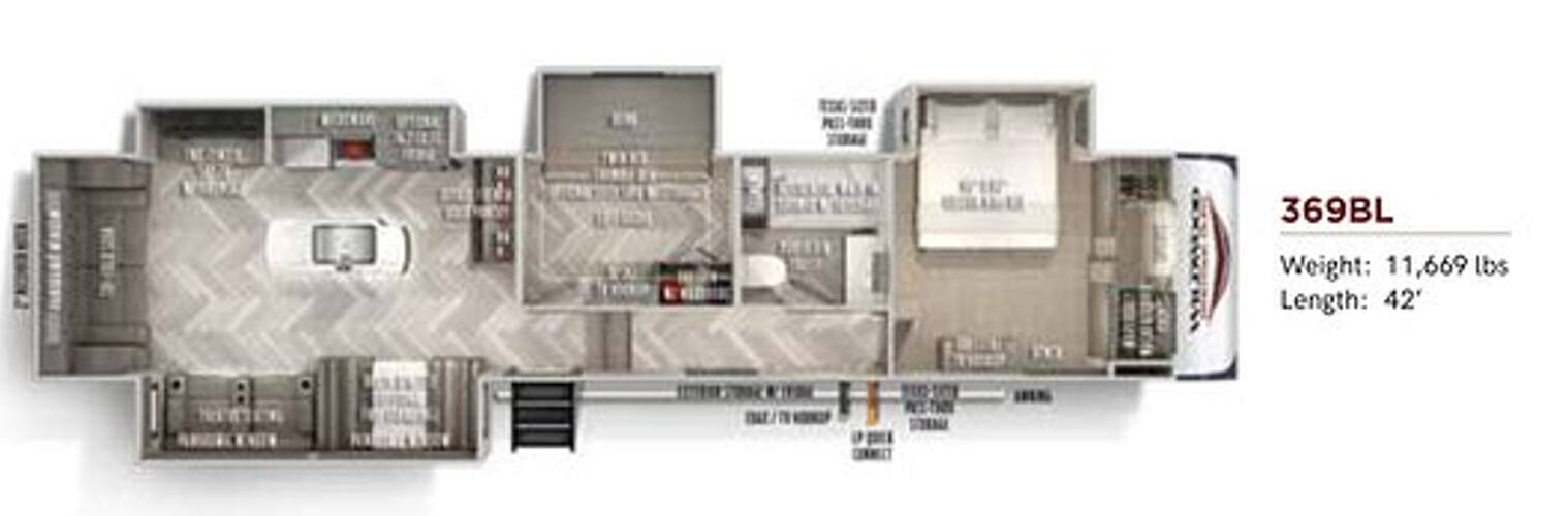 View 2020 Forest River Wildwood Heritage Glen 369BL complete specs and manufacturer brochures