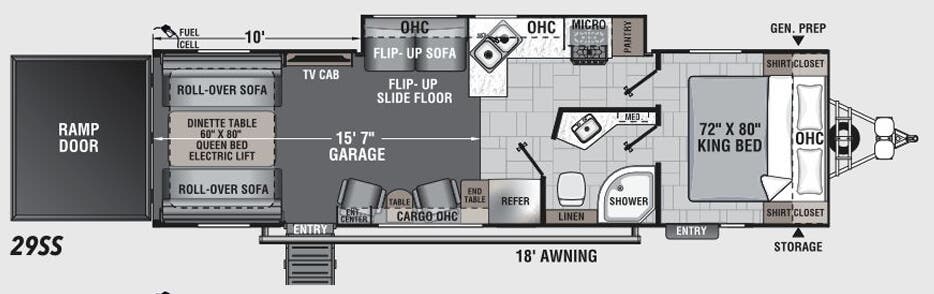 View 2020 Forest River Work and Play 29 SS complete specs and manufacturer brochures