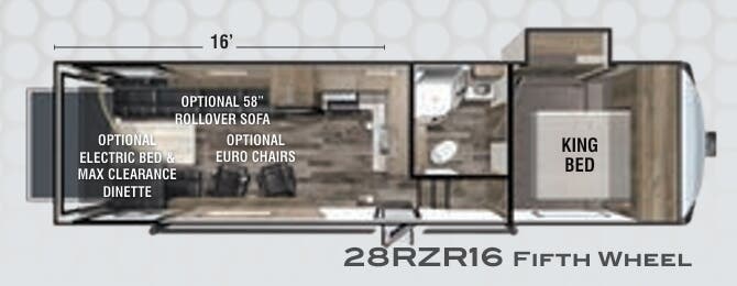 View 2020 Forest River XLR Boost 28RZR16 complete specs and manufacturer brochures