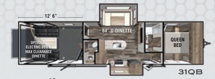 View 2020 Forest River XLR Boost 31QB complete specs and manufacturer brochures