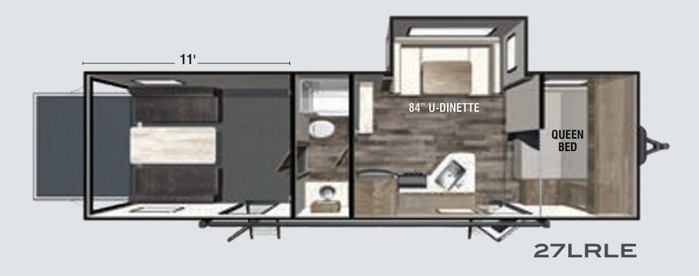 View 2020 Forest River XLR Micro Boost 27LRLE complete specs and manufacturer brochures