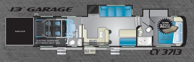 View 2020 Heartland Cyclone 3713 complete specs and manufacturer brochures