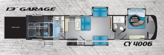 View 2020 Heartland Cyclone 4006 complete specs and manufacturer brochures