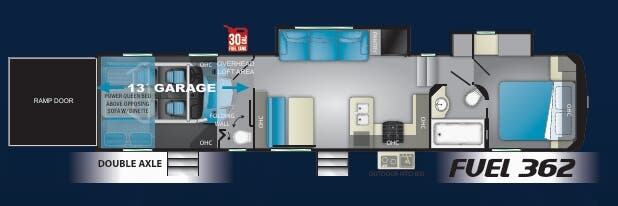 View 2020 Heartland Fuel 362 complete specs and manufacturer brochures