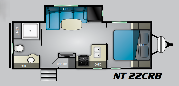View 2020 Heartland North Trail 22CRB complete specs and manufacturer brochures