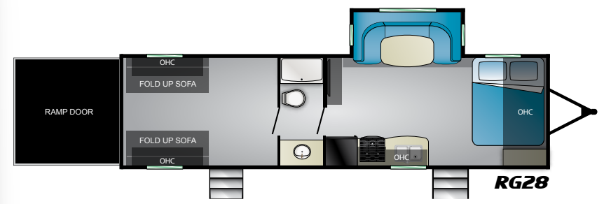 View 2020 Heartland Pioneer RG28 complete specs and manufacturer brochures