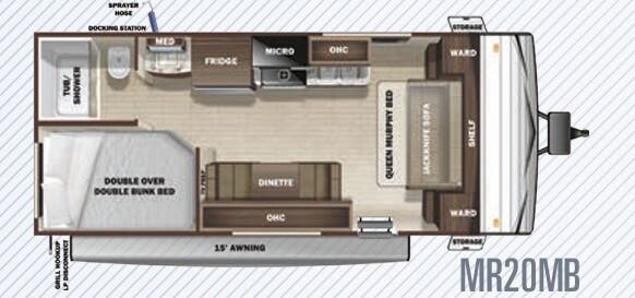 View 2020 Highland Ridge Mesa Ridge Conventional MR20MB complete specs and manufacturer brochures