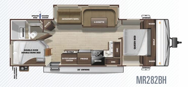 View 2020 Highland Ridge Mesa Ridge Conventional MR282BH complete specs and manufacturer brochures