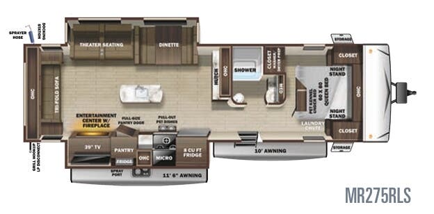 View 2020 Highland Ridge Mesa Ridge Limited MR275RLS complete specs and manufacturer brochures