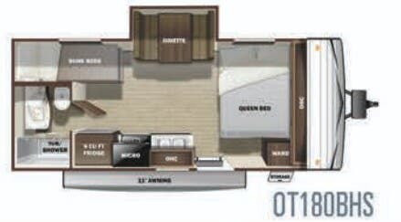 View 2020 Highland Ridge Open Range Conventional OT180BHS complete specs and manufacturer brochures
