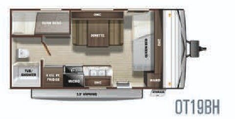 View 2020 Highland Ridge Open Range Conventional OT19BH complete specs and manufacturer brochures