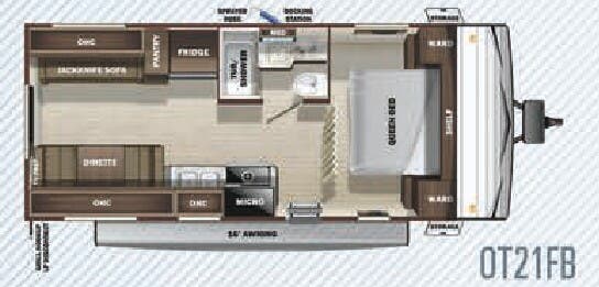 View 2020 Highland Ridge Open Range Conventional OT21FB complete specs and manufacturer brochures