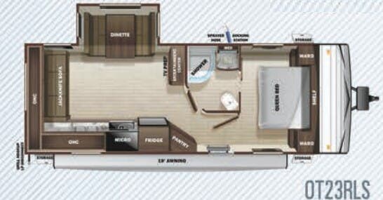 View 2020 Highland Ridge Open Range Conventional OT23RLS complete specs and manufacturer brochures