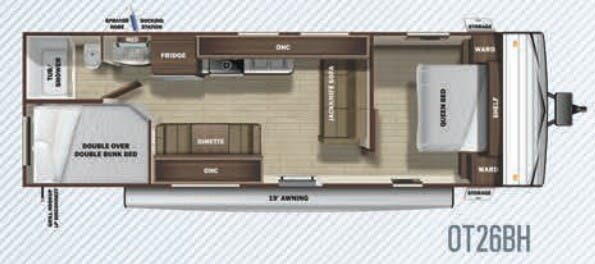 View 2020 Highland Ridge Open Range Conventional OT26BH complete specs and manufacturer brochures