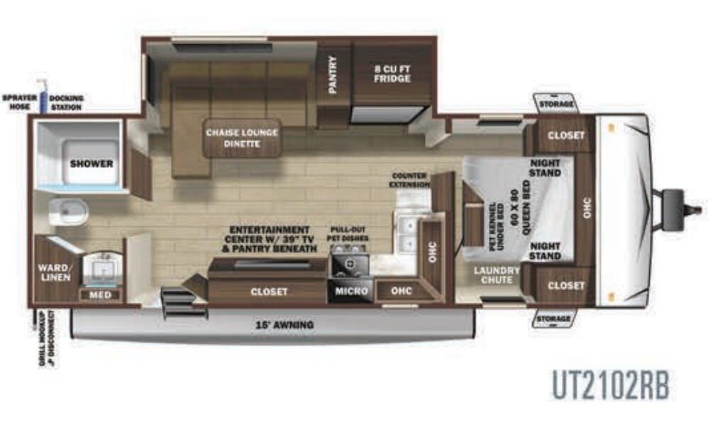 View 2020 Highland Ridge Open Range Ultra Lite UT2102RB complete specs and manufacturer brochures