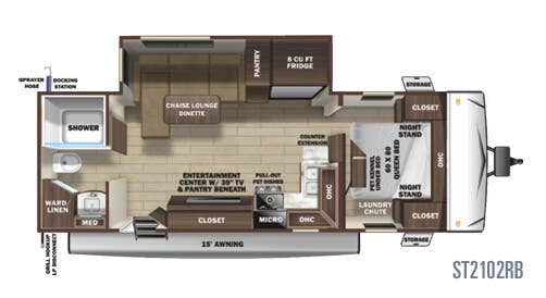 View 2020 Highland Ridge Silverstar Lite ST2102RB complete specs and manufacturer brochures