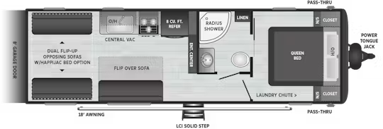 View 2020 Keystone Hideout Cottage 25TH complete specs and manufacturer brochures