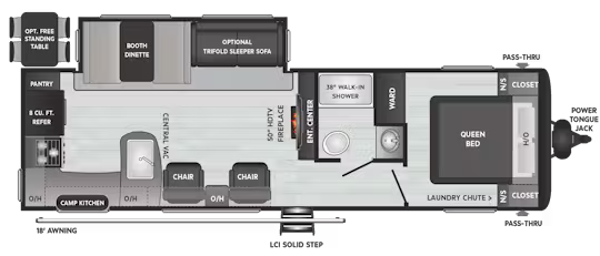View 2020 Keystone Hideout Cottage 28RKS complete specs and manufacturer brochures
