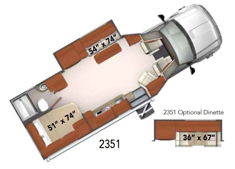 View 2020 Phoenix Cruiser 2351 complete specs and manufacturer brochures
