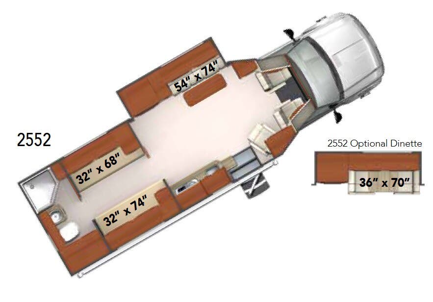 View 2020 Phoenix Cruiser 2552 complete specs and manufacturer brochures