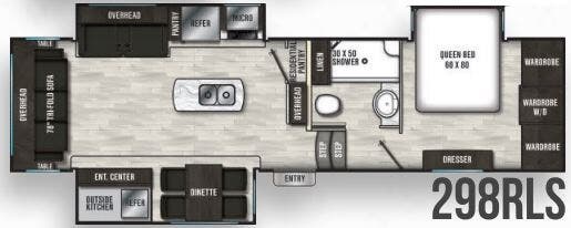 View 2020 Shasta Phoenix 298RLS complete specs and manufacturer brochures