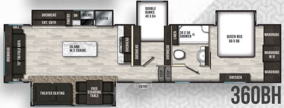View 2020 Shasta Phoenix 360BH complete specs and manufacturer brochures