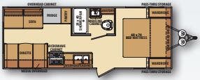 View 2020 Shasta Shasta 21CK complete specs and manufacturer brochures