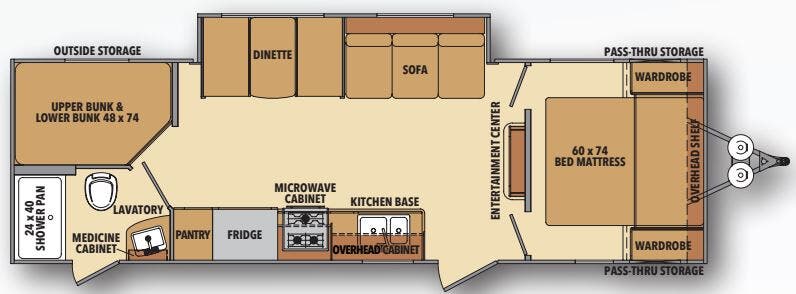 View 2020 Shasta Shasta 26DB complete specs and manufacturer brochures
