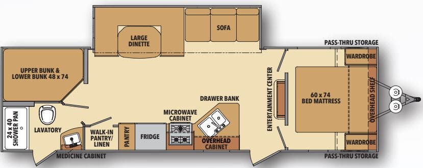 View 2020 Shasta Shasta 27BH complete specs and manufacturer brochures