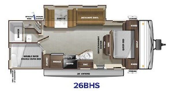 View 2020 Starcraft Autumn Ridge 26BHS complete specs and manufacturer brochures