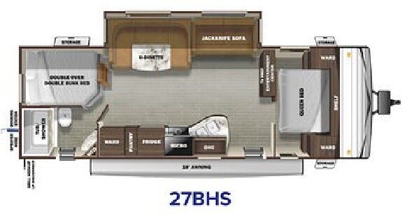 View 2020 Starcraft Autumn Ridge 27BHS complete specs and manufacturer brochures