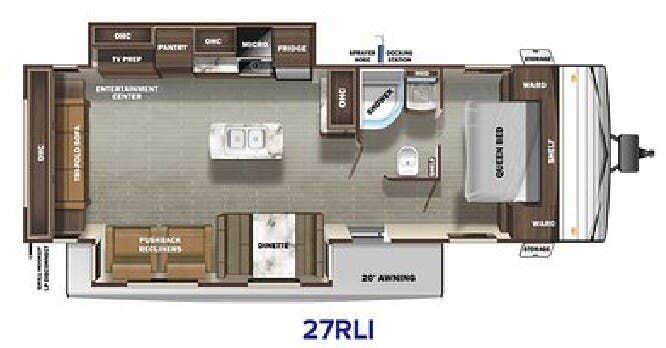View 2020 Starcraft Autumn Ridge 27RLI complete specs and manufacturer brochures
